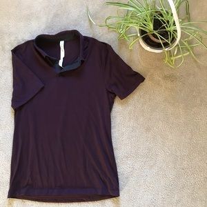 Burgundy Lululemon Athletic Polo